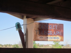 The Desert Telegraph (Photo: B. Kopp)
