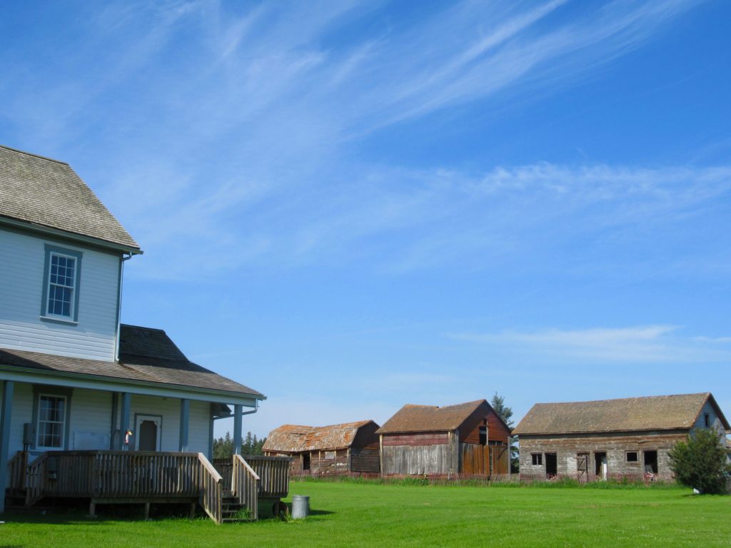 Historic buildings at Lac La Biche Mission