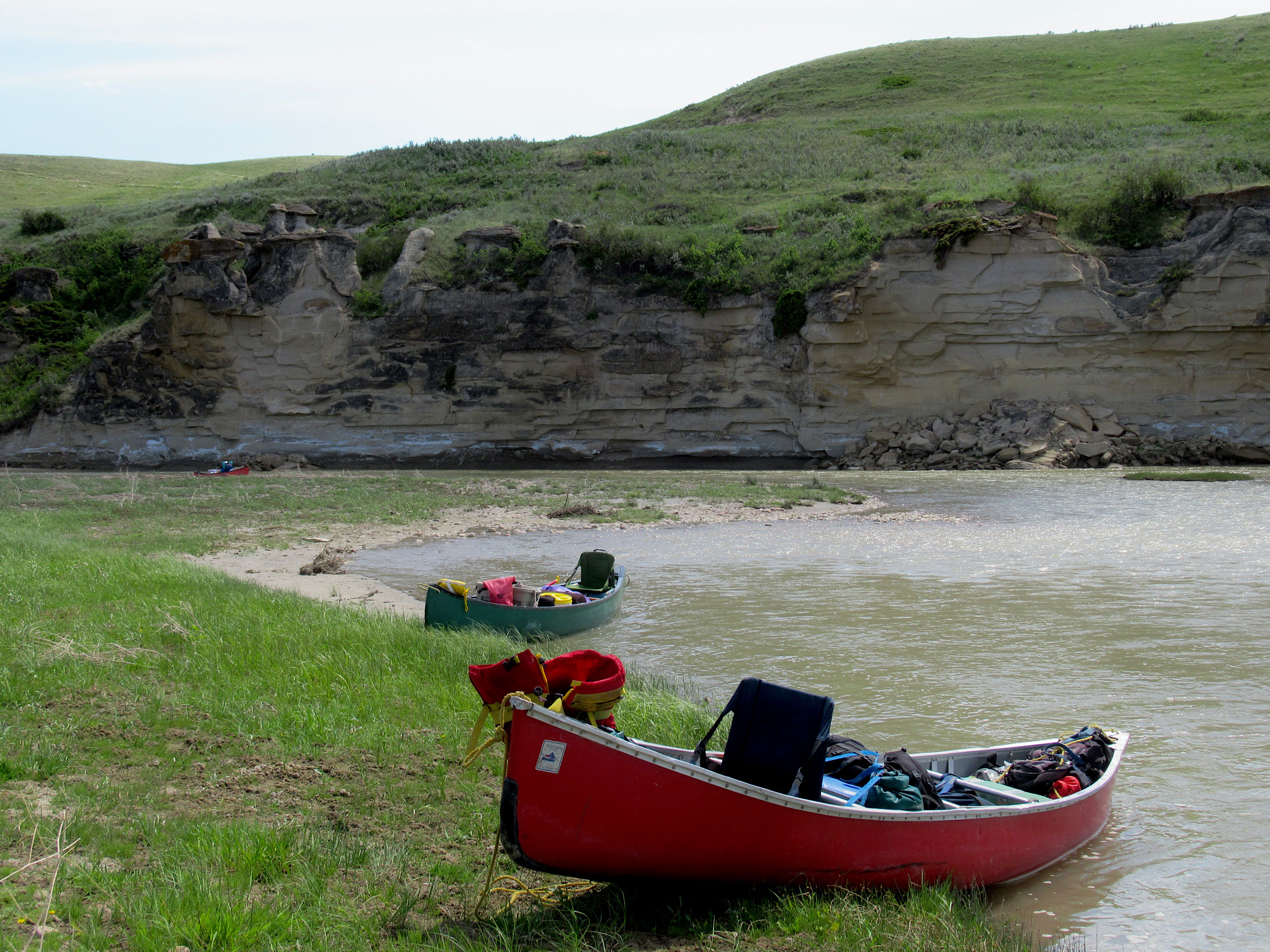 Canoeing the Milk River Swims, Sickness & Snakes! Time.Travel.Trek.