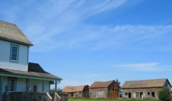 Historic buildings at Lac La Biche Mission