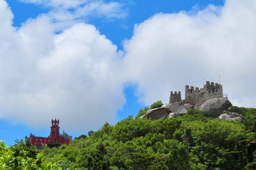 Hilltop castles.