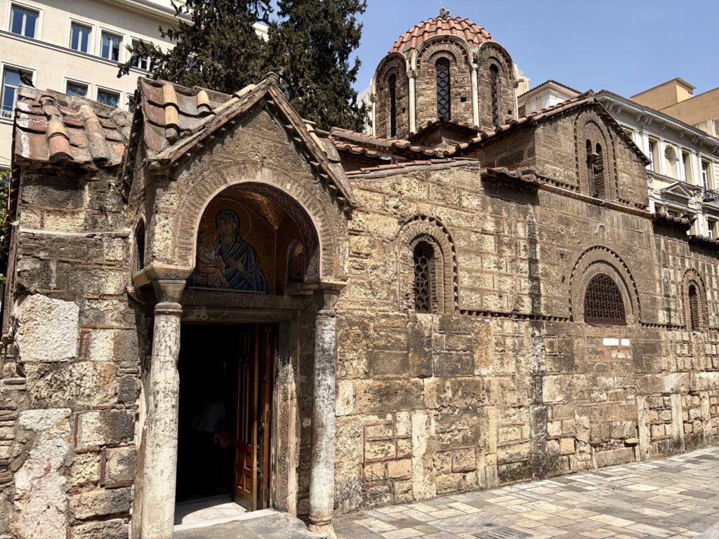 Historic stone church.